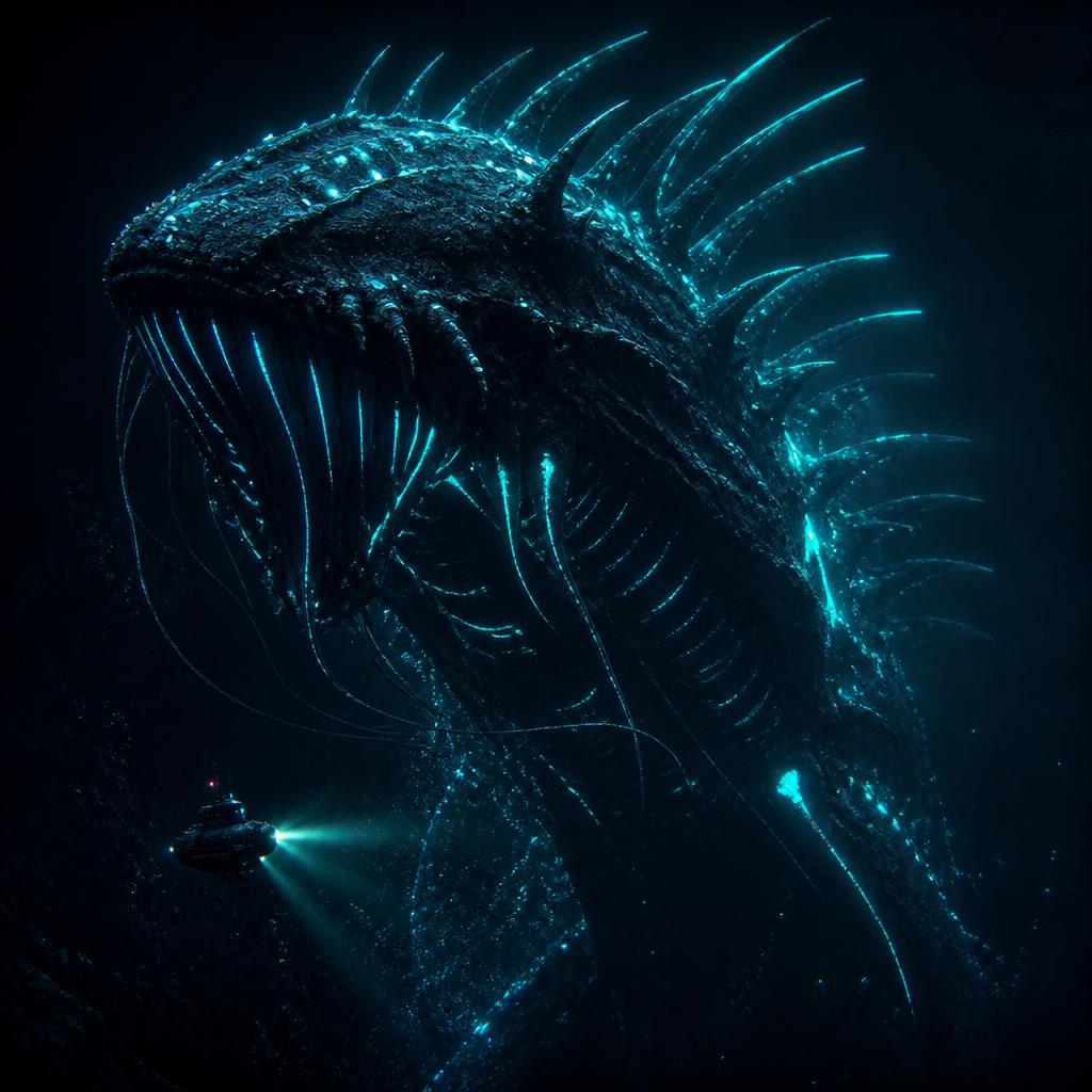 Creature of the Deep concept art from Planet X