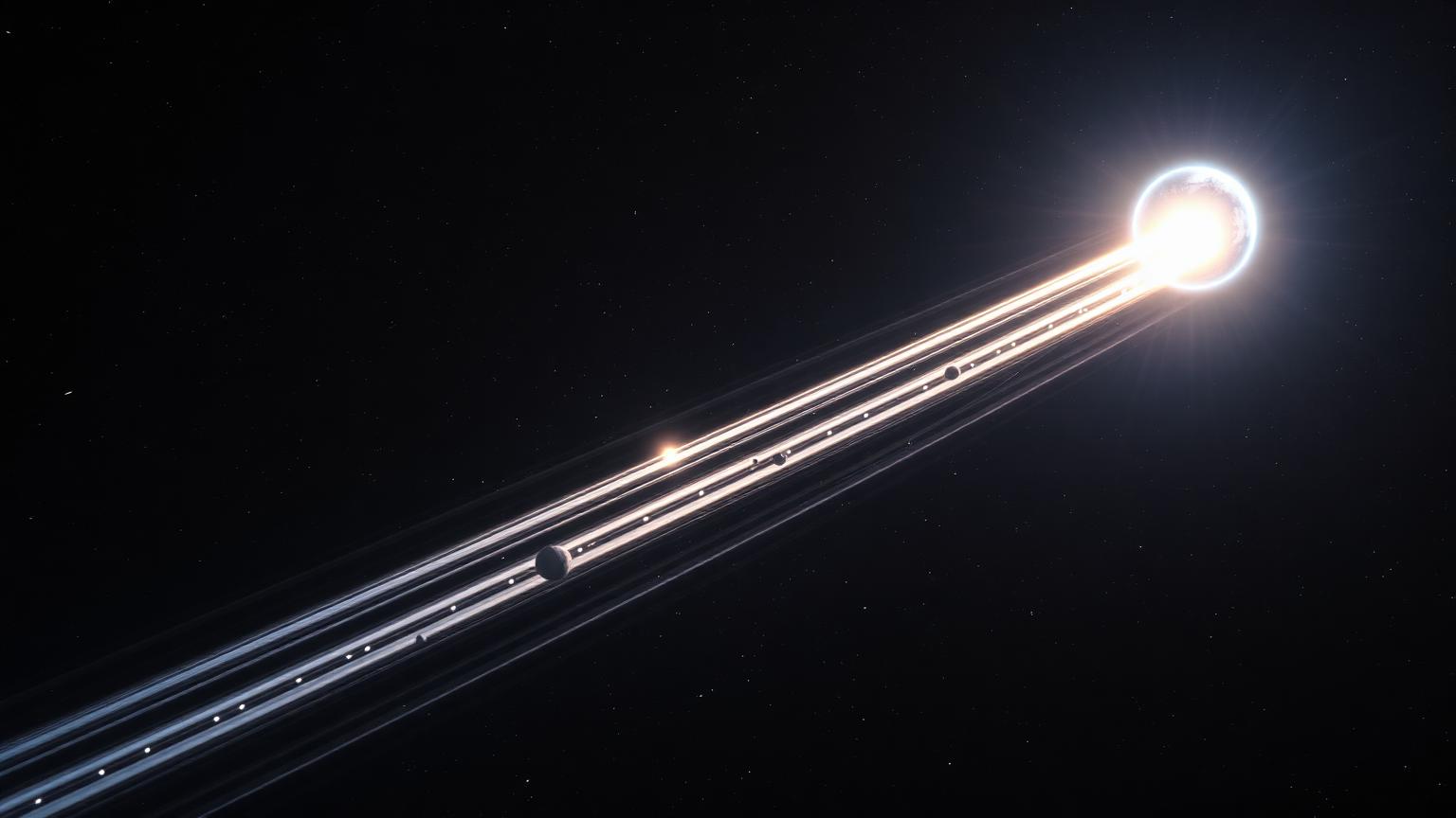 A hypervelocity star tearing through interstellar space