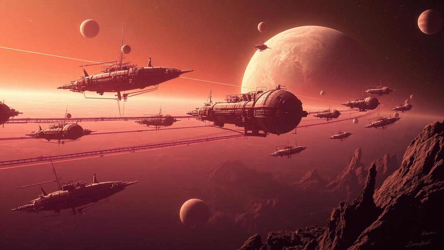 The Fallen Empire concept art from Planet X